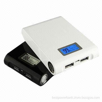 Best Sell Dual USB Output 12,000mAh Power Banks, LCD 100% Accurate Power Display